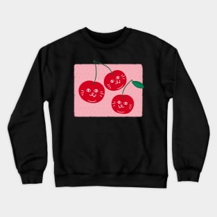 Meow Meow Cherry Cat Crewneck Sweatshirt